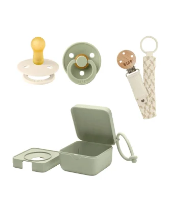 Bibs World BIBS Dummies Bundle Size 1 (3 Pieces) – Sage/Ivory