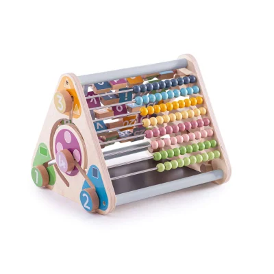 Bigjigs Toys Wooden Triangular Activity Centre - Default