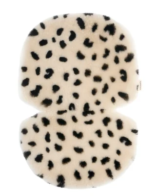 BINIBAMBA Leopard Sheepskin Buggy Liner