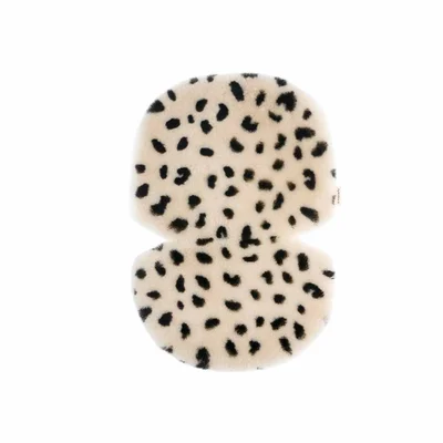 BINIBAMBA Sheepskin Snuggler - Leopard Peanut - Natural