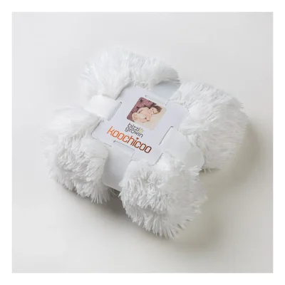 Bizzi Growin Koochicoo Luxury Blanket- White