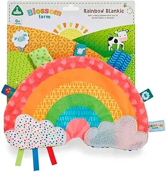 Blossom Farm Rainbow Blankie Sensory Toy - Default