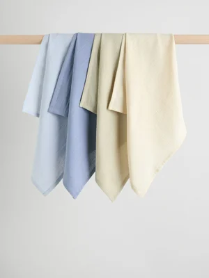 Blue Baby Muslins Cloths
