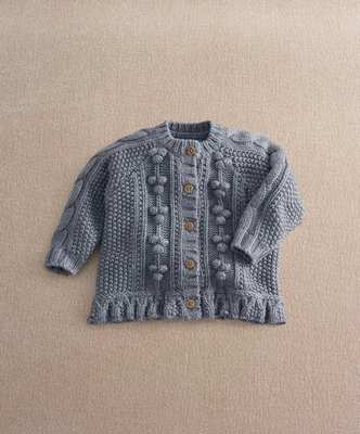 Bobble Cardigan - 0-3 Months