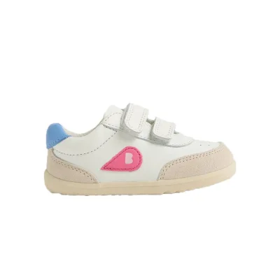 Bobux I-Walk Champ - Chalk-White-Pink Lemonade / 23 EU (6 UK)