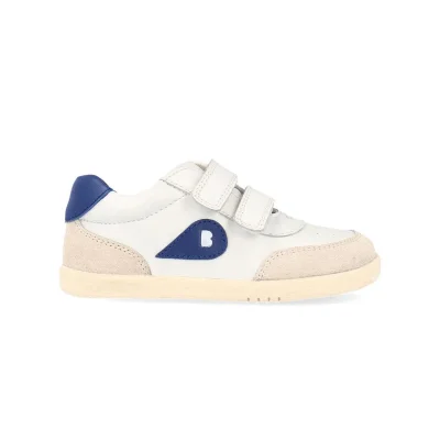 Bobux I-Walk Champ Shoes - Chalk + Gentian Blue / 24
