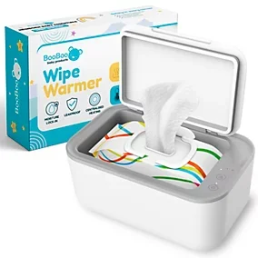 BooBoo Baby Wipe Warmer Wipe Warmer for Babies Large Capacity Wet Wipe Dispenser x3 Precise Temperature Modes with Fast Heating