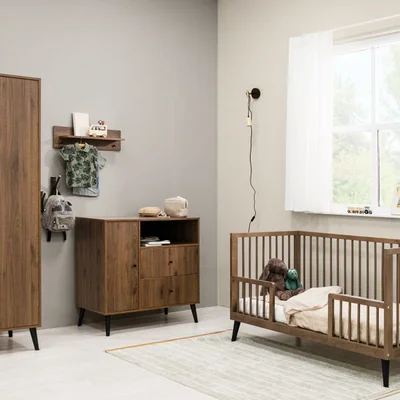 Bopita Zara Nursery Set Walnut