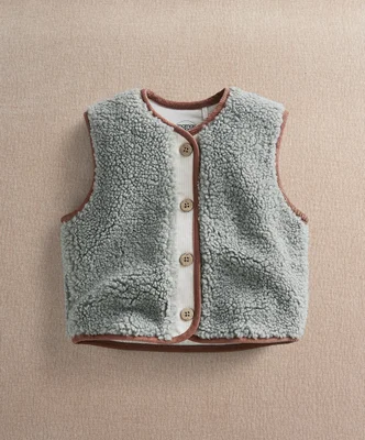 Borg Gilet - 3-6 Months