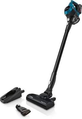 Bosch Unlimited Series 6 Cordless Vacuum Cleaner BKS6111P Lightweight Cordless Handheld Vacuum Cleaner Hygienic Filter 10 Year Motor Warranty High Suction Power Long Lasting All Floor Types Blue - Default