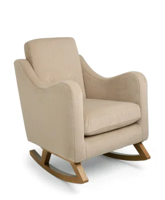 Bowdon Nursing Chair - Almond Sherpa