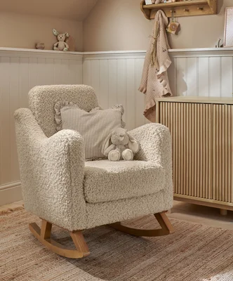 Bowdon Nursing Chair - Biscuit Teddy