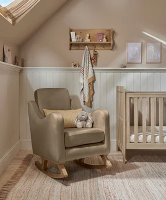 Bowdon Nursing Chair - Mocha Velvet