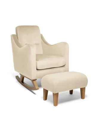 Bowdon Nursing Chair Set Woven - Camel