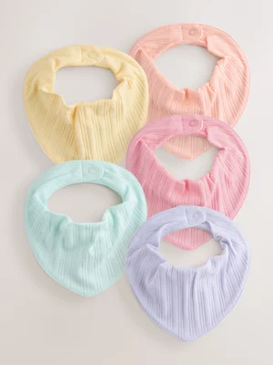 Bright Baby Bibs 5 Pack - Standard / Bright