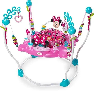 Bright Starts, Disney The Little Mermaid Sea of Activities Baby Activity Shop with Interactive Toy, Lights & Music with Disney Princess Ariel, 6-12 Months (Blue)