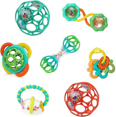 Bright Starts Soothers & Shakers 7 Piece Gift Set - 7 Piece