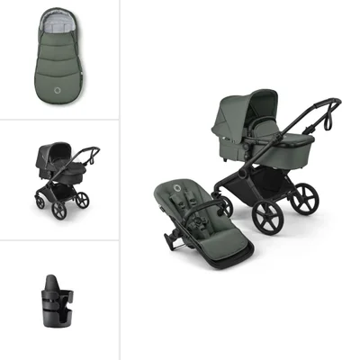 Bugaboo Cub Essential Bundle- Forest Green