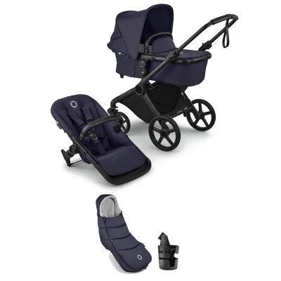 Bugaboo Cub Essential Stroller Bundle - Deep Indigo