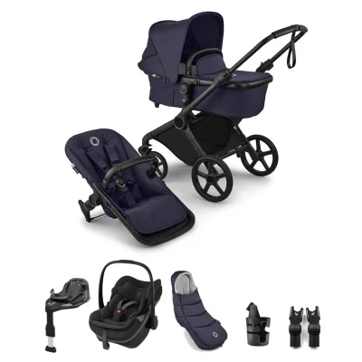 Bugaboo Cub Essential Stroller Bundle - Deep Indigo