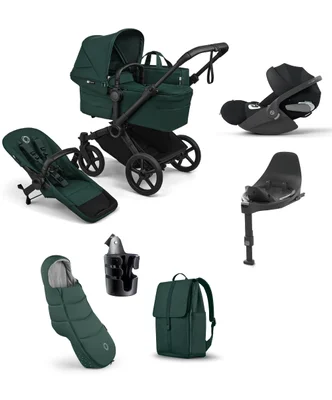 Bugaboo Donkey 6 Single Ultimate Bundle With Cybex Cloud T+ Car Seat & Base (7 Pieces)