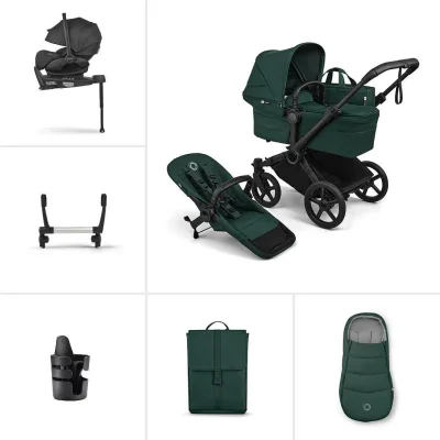 Bugaboo Donkey 6 Double Stroller- Heritage Black