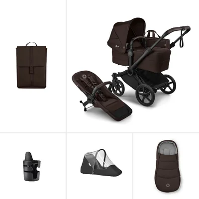 Bugaboo Donkey 6 Stroller Essential Bundle- Cocoa Brown