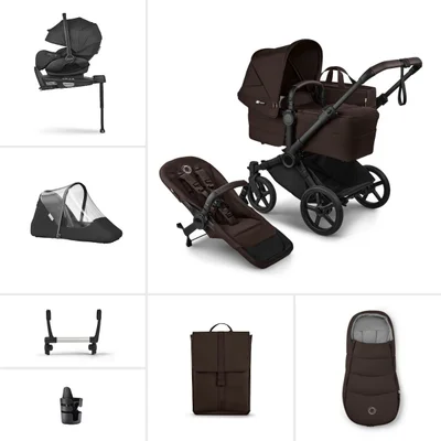Bugaboo Donkey 6 Stroller Ultimate Bundle- Cocoa Brown