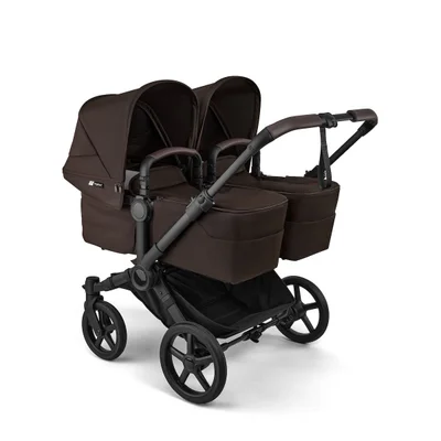 Bugaboo Donkey 6 Twin Stroller- Cocoa Brown
