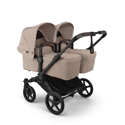 Bugaboo Donkey 6 Twin Stroller- Desert Taupe Melange - Desert Taupe Melange