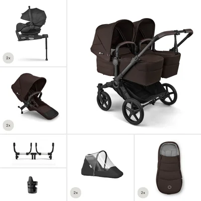 Bugaboo Donkey 6 Twin Ultimate Bundle- Desert Taupe Melange