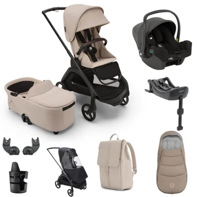 Bugaboo Dragonfly + i-Snug Travel System- Desert Taupe