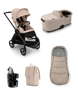 Bugaboo Dragonfly Plus Essential Pushchair Bundle (5 Pieces) - Desert Taupe