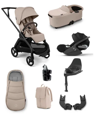 Bugaboo Dragonfly Plus Ultimate Pushchair Bundle (8 Pieces) - Desert Taupe