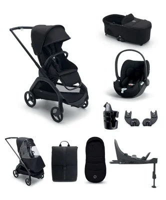 Bugaboo Dragonfly Pushchair Bundle with Cloud T Car Seat & Base - Black