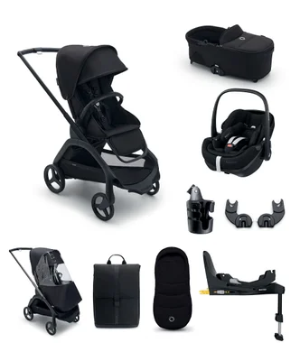 Bugaboo Dragonfly Pushchair Bundle with Maxi-Cosi Pebble 360 Pro2 Car Seat & Base - Black