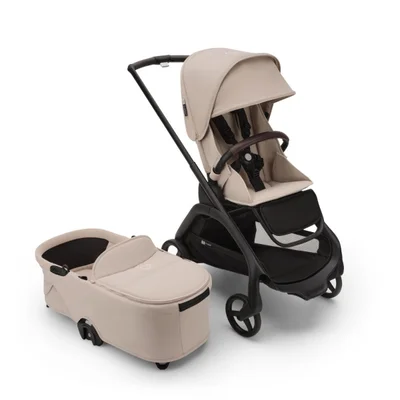 Bugaboo Dragonfly Stroller + Carrycot- Desert Taupe