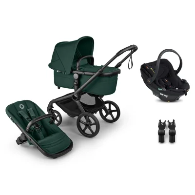 Bugaboo Fox 5 Renew + BeSafe Go Beyond Travel System - Fern Green