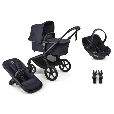 Bugaboo Fox 5 Renew + BeSafe Go Beyond Travel System - Fern Green - Deep Indigo