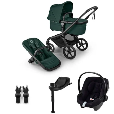 Bugaboo Fox 5 Renew + Cybex Aton B2 Travel System- Fern Green