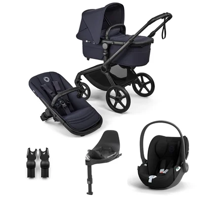 Bugaboo Fox 5 Renew + Cybex Cloud T Travel System- Deep Indigo