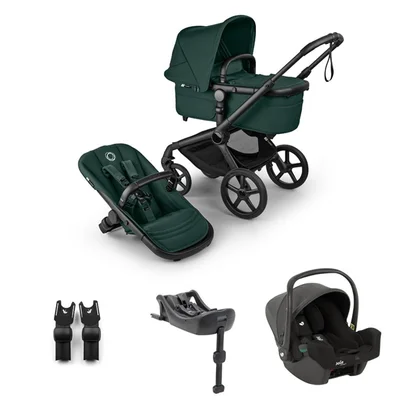 Bugaboo Fox 5 Renew + Joie i-Snug 2 Travel System- Fern Green