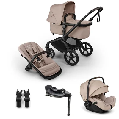 Bugaboo Fox 5 Renew + Otter Travel System- Desert Taupe Melange
