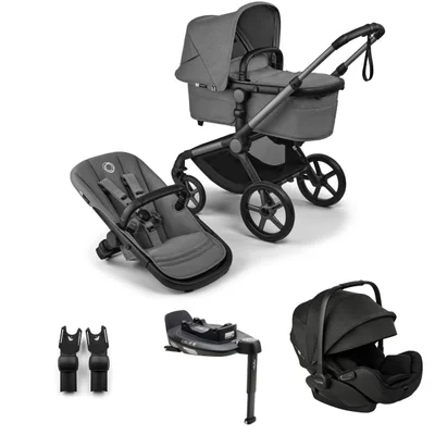 Bugaboo Fox 5 Renew + Otter Travel System- Moon Grey
