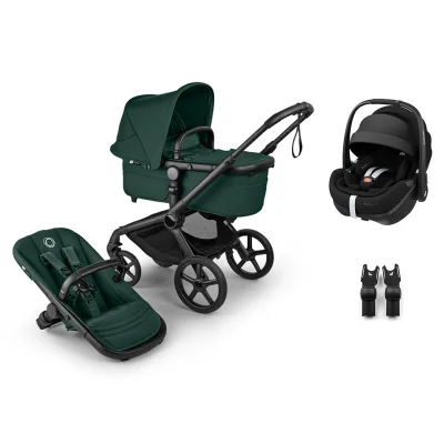 Bugaboo Fox 5 Renew + Pebble Pro 2 Travel System - Fern Green