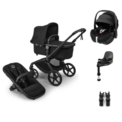 Bugaboo Fox 5 Renew + Pebble Pro 2 Travel System - Fern Green