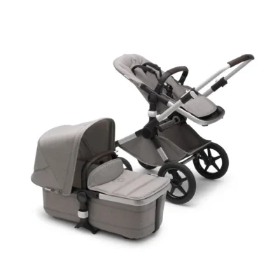 Bugaboo Fox2 Mineral Complete-Aluminium/Light Grey (Clearance) - wheel / Grey