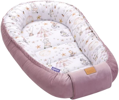 Candy Circus & Heather Soft Velvet Baby Nest Cocoon Comfort - Jukki.uk - Baby Shop - Default