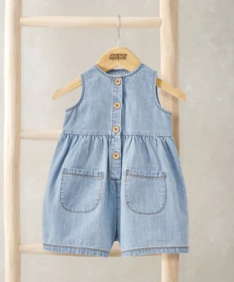 Chambray Romper