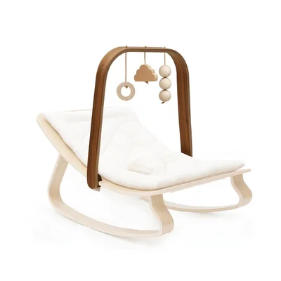 Charlie Crane LEVO Activity Arch - Walnut - Brown